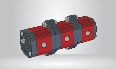 Multiple Hydraulic Pump Ã¸22 Standard FLANGE â Group 0
