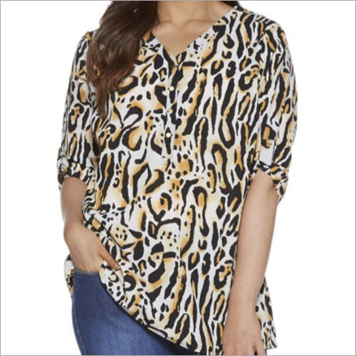 Ladies Tiger Print Top