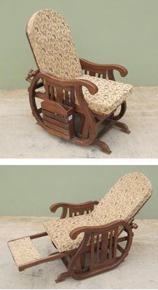 Wooden Rocking Chair Recliner