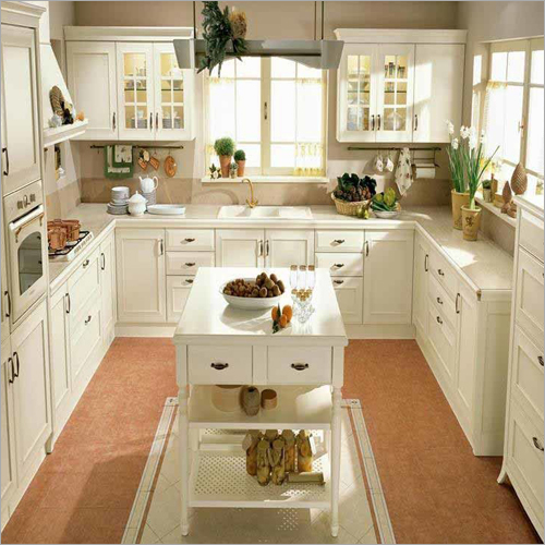 Modular High Gloss Kitchen Cabinet Set