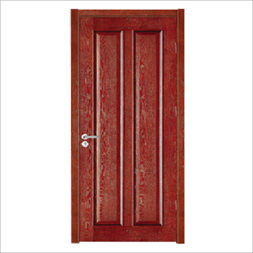 Solid Red Oak Wood Panel Door