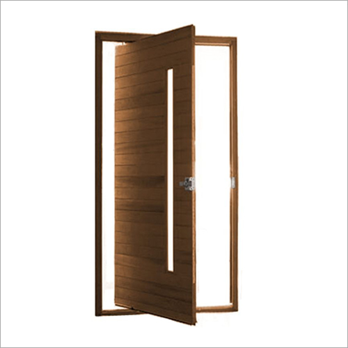 Pivot Glass Entrance Interior Wood Door