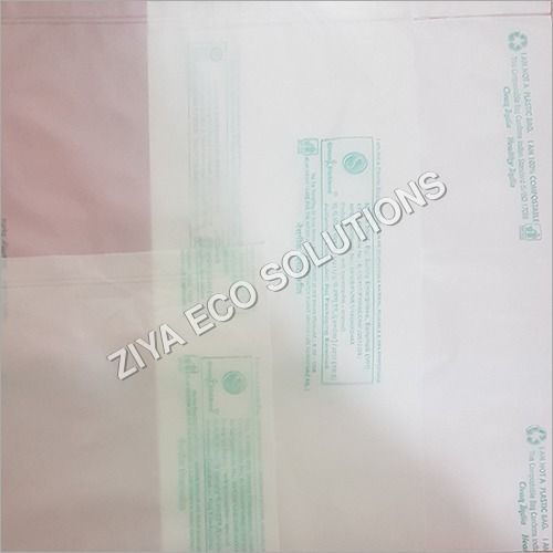 Transparent Plain Compostable Pouch Bag Density: Low