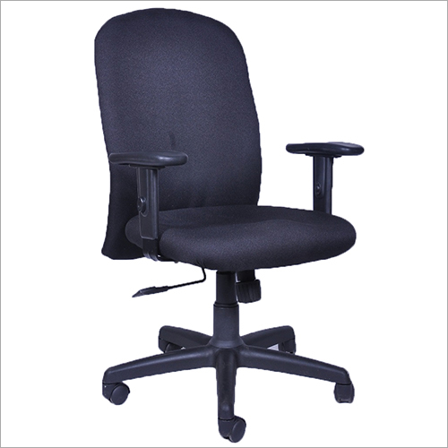 Black Armrest Office Chair