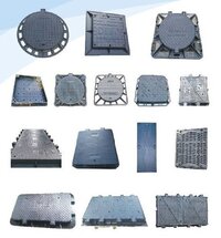 Ductile Iron Manhole Cover D400 - Base Dimension: Round-square