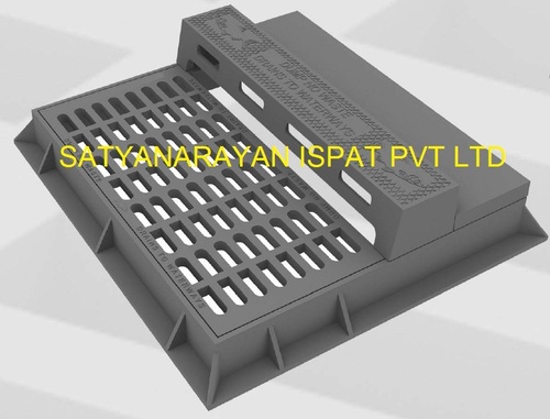 CURB INLET FRAMES GRATES AND BACK PLATE