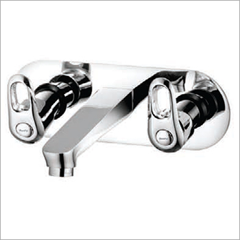 Double Concealed Wall Mounted Basin Mixer