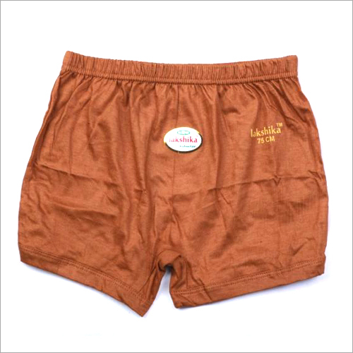 Kids Plain Bloomer - Cotton Fabric, Sizes XS to L, Brown Color, Designer Embroidery, Perfect Fit & Neat Stitching