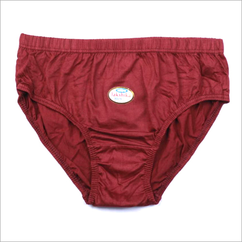 Ladies Cotton Red Plain Panty Size: Small