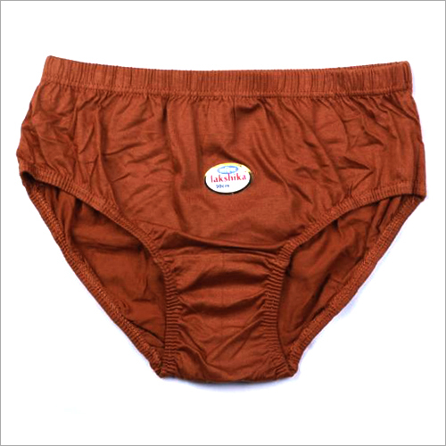 Brown Ladies Solid Plain Panty