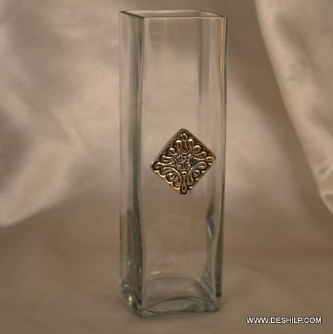 Long Squire Glass Flower Vase