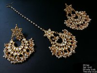 Indian Earring & Tika Set