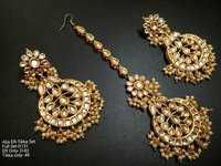 Indian Earring & Tika Set