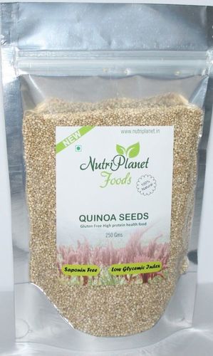 Quinoa Seeds - Organic 200 gms Resealable Pouch, 99% Purity, Gluten-Free, High Protein, Low Glycemic, Easy to Cook, Nutrient-Rich