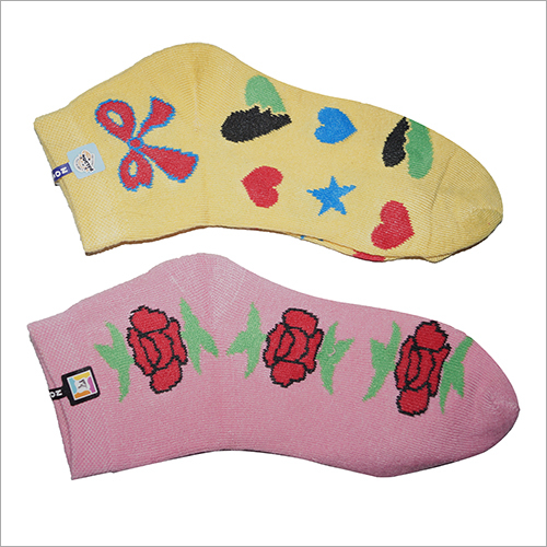 Multiple Color Ladies Towel Ankle Thumb Socks