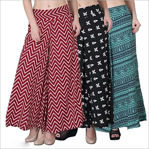 Multiple Color Ladies Casual Palazzo