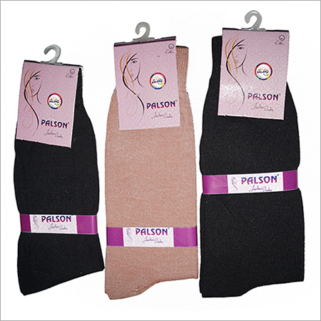Multiple Color Ladies Plain Socks