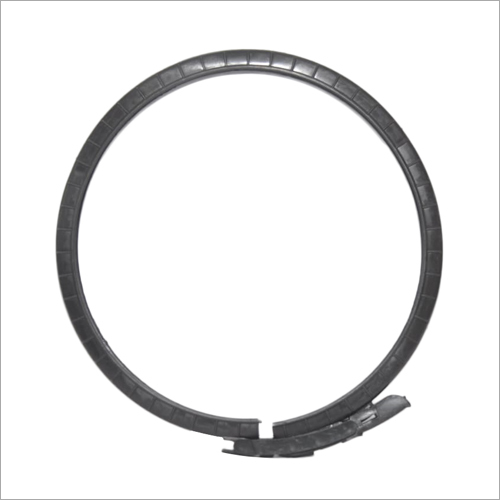 14 Inch Open Top Drum Plastic Ring - Rigid Polypropylene Material, Custom Size, Grey Color