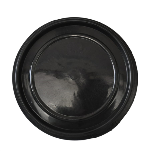 14 Inch Drum Cap - Polypropylene Material, Customized Size, Rigid Hardness, Opaque Black Color | High-Quality Durable Design