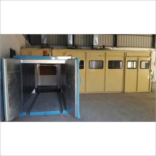 Dry Booth With Oven And Enclosure