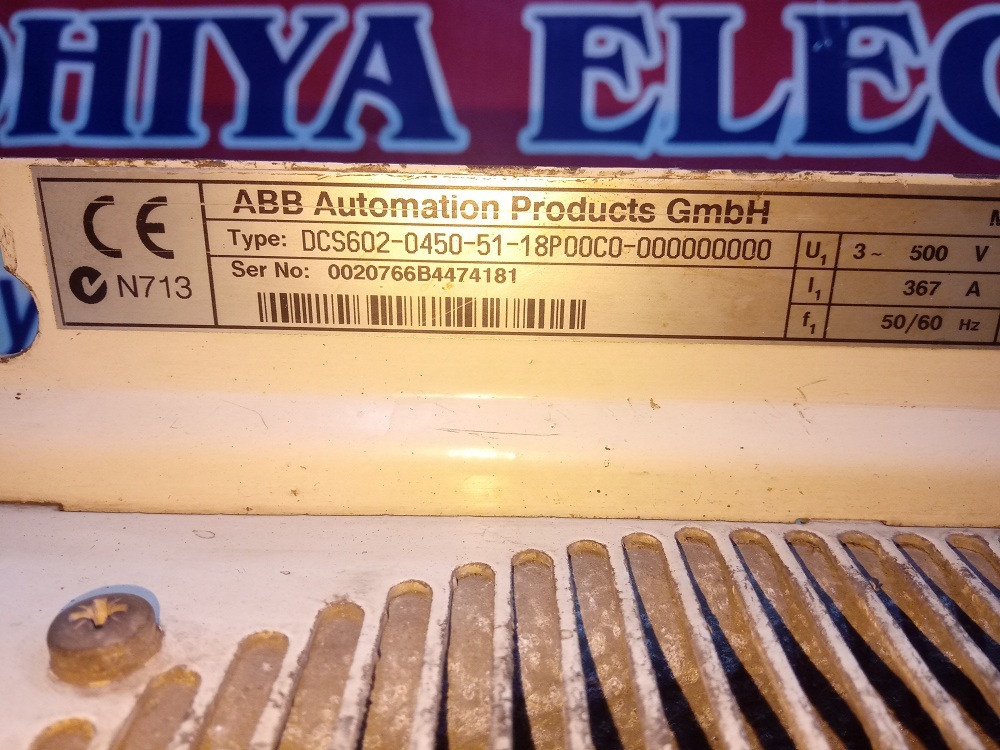 ABB DC DRIVE DCS602-0450-51-18P0000