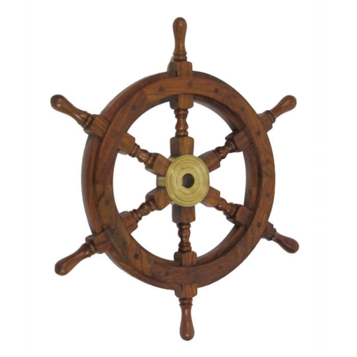 Wooden Ship Wheel 18 Inch