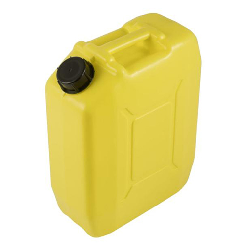 35 Ltr Jerry Can - Polypropylene Plastic Customized Size Yellow Color | Rigid Leakage Proof Durable for Chemical Storage and Food Safety