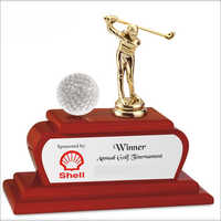 Various Colors Metal Golf Trophy