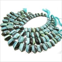 Natural Boulder Opal Bullet Shape Briolette Beads