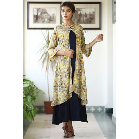 Designer Kurti with shrug