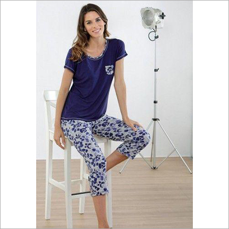 Blue Capri Nightsuit