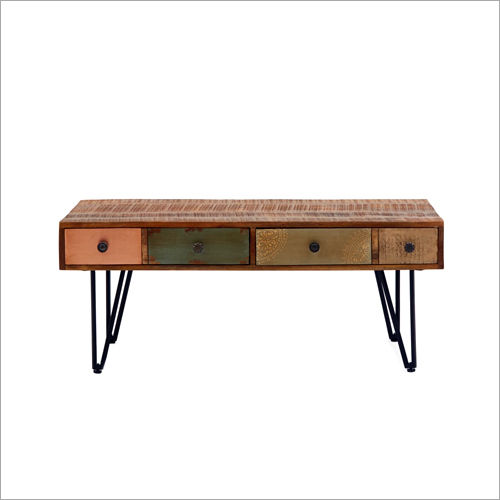 Wrought Iron Hairpin Leg Sideboard