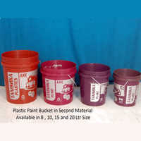Available In Different Color Plastic Paint Bucket