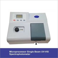 Microprocessor UV VIS Single Beam Spectrophotometer