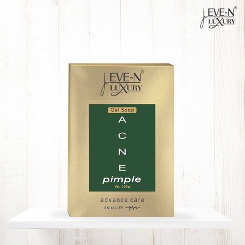EVE-N Luxury Acne Gel Soap - 100g | Skin Brightening & Lightening Easy to Use for Men and Women White Color