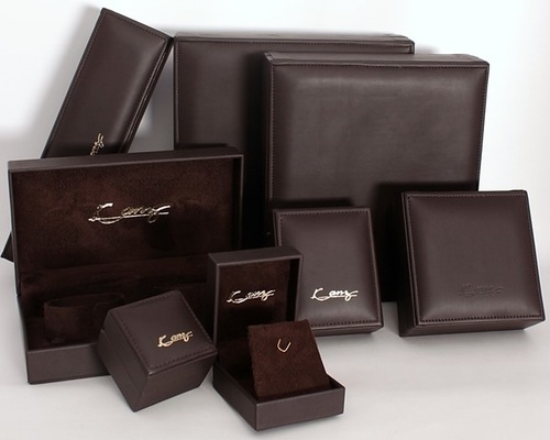 Rectangle Black -Leather Jewelry Box Series