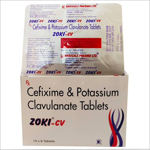 Cefixime And Potassium Clavulanate Tablets