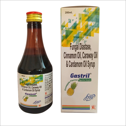 200ml Fungal Diastase Cinnamon Oil Caraway Oil And Cardamom Oil Syrup
