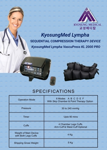 Kyosungmed Lympha VascuPress KL 2000 Pro