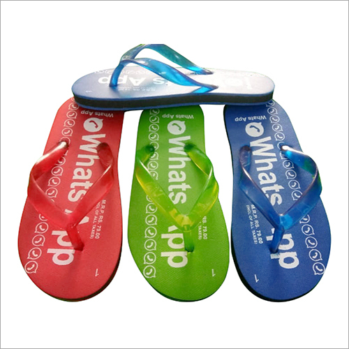 Multicolor Mens Rubber Slipper
