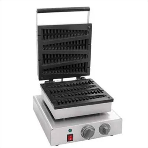 Lolly Waffle Maker - Stainless Steel, 410x305x240mm | 1.75kW Power Consumption, Ideal for Hotels
