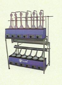 Kjeldahl Distillation & Digestion Combined Unit (With Glass Parts & Clamps)