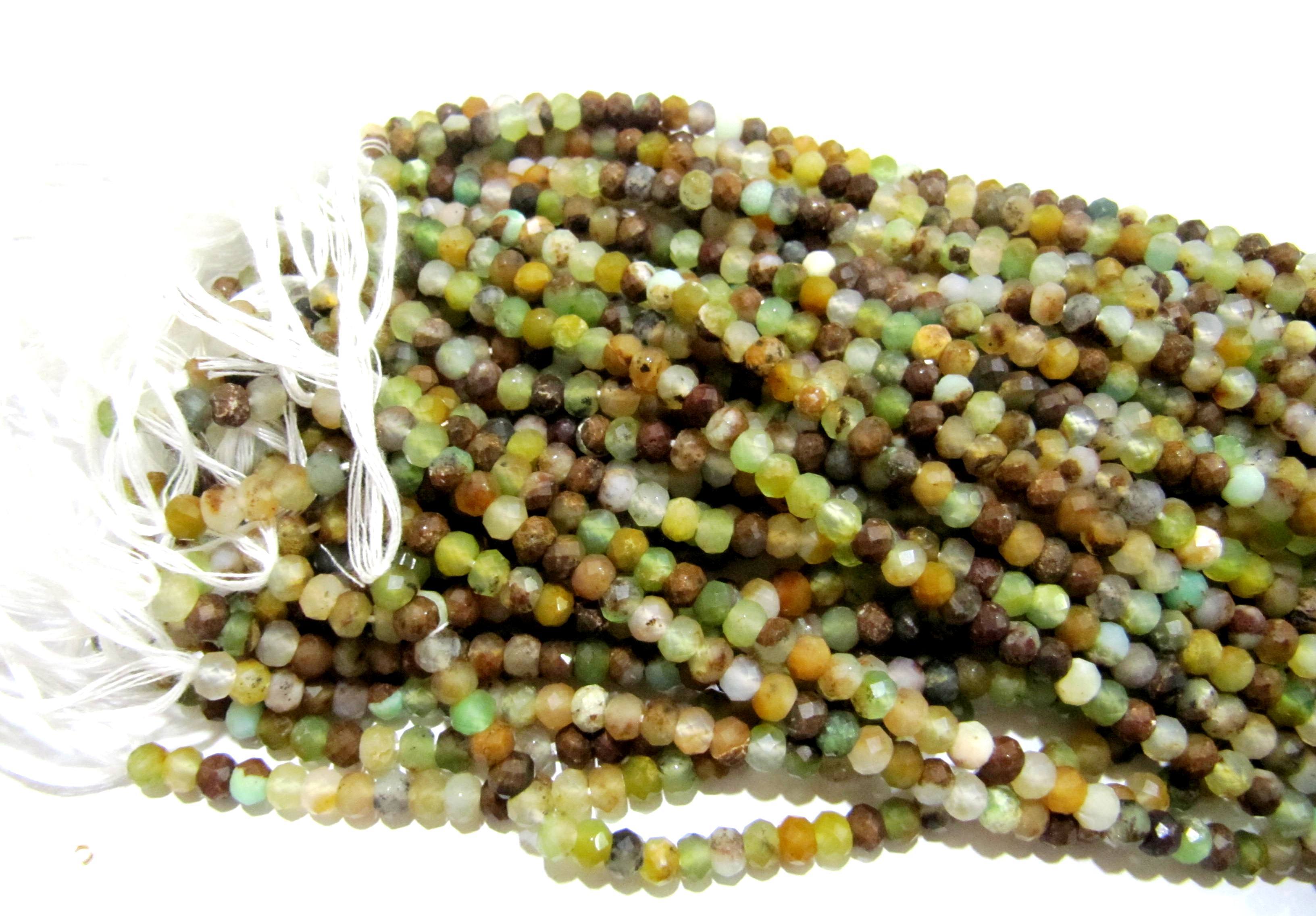 Natural Bolder Opal Pear Shape Briolette Drops, Flat Drops Beads.