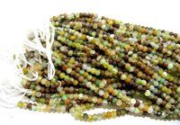 Natural Bolder Opal Pear Shape Briolette Drops, Flat Drops Beads.