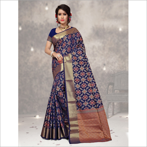 Available In Different Colors Ladies Kanchipuram Saree