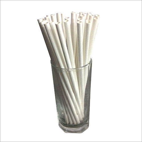 Plain White Paper Straw