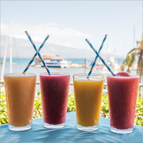 Striped Drinking Paper Straw