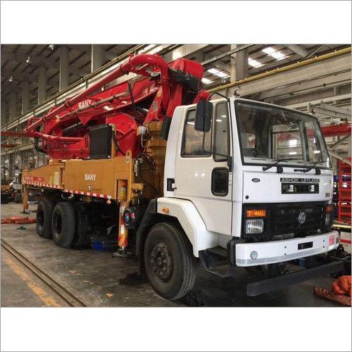 Sany Concrete Boom Pump On Rent Sany Concrete Boom Pump On Rent
