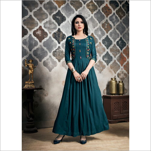 Details more than 62 long ground kurti latest