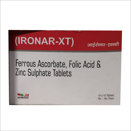 Folic Ferrous AscorbateAcid And Zinc Sulphate Tablet